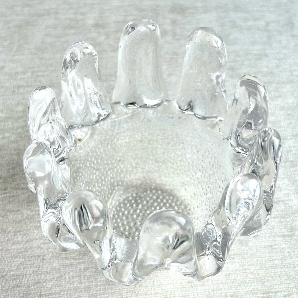 KOSTA BODA sunflower handblown candle holder by Göran Wärfe 1974 - Picture 7 of 7